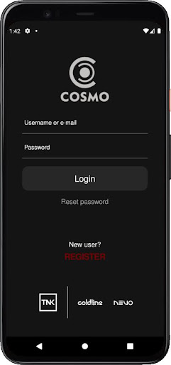 Android application CosmoApp screenshort