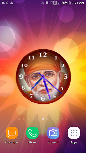 Sai Baba clock Screen 3