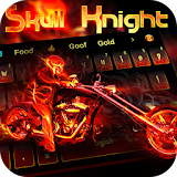 Flame Motorcycle Hell Skull Knight Keyboard Theme icon
