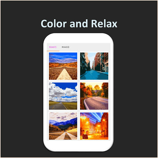 Color by Number - road Screen 3