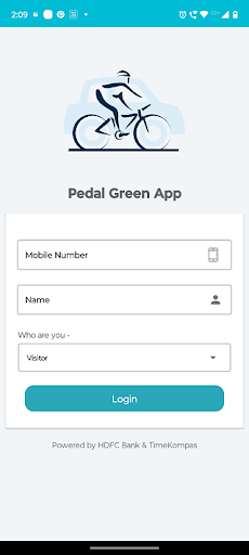 Pedal Green App Screen 2