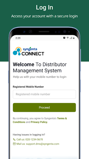 Android application Syngenta Connect screenshort