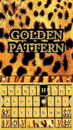 Golden Pattern Kika Keyboard