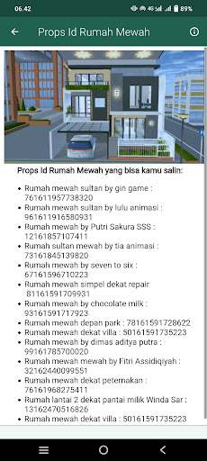 Id Props Sakura Rumah Mewah