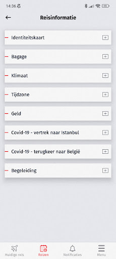 RAFC Travel App Screen 3