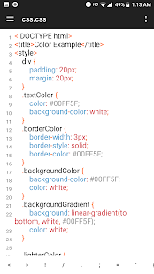 Notepad Plus Code Editor for HTML CSS JavaScript screenshots 1