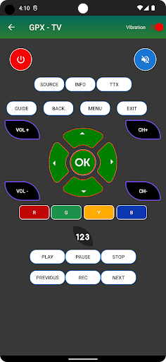 Remote for Upstar Tv Screen 3