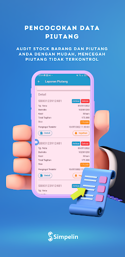 Simpelin - Laundry POS Screen 3