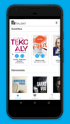 Android application Alma Talent Kirjat screenshort