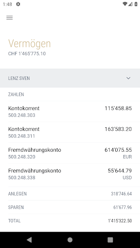 EKA - Ersparniskasse Affoltern Screen 2