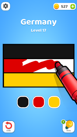 Game screenshot Painting Flags: Color ASMR mod apk
