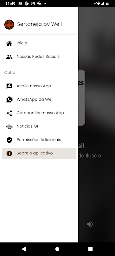 Rádio Sertaneja by Well Screen 2