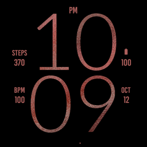 Rose Gold Light Watch Face Logo