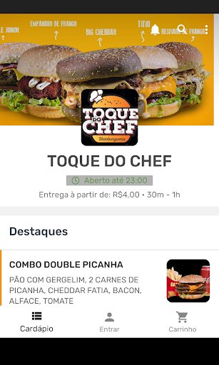 Android application Toque de Chef screenshort