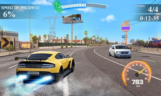 Straßenrennfahrer 3D Screenshot