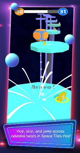 Android application Space Tiles Hop: Premium screenshort