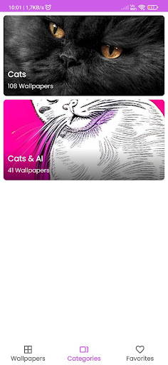 Android application Cat Wallpaper screenshort