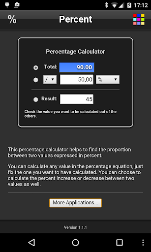 Percentage Lite Screen 2