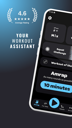 Android application TimerWOD - interval Timer screenshort