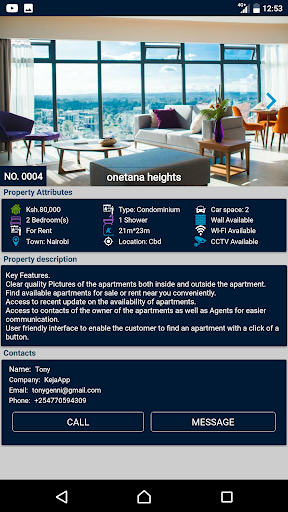 KejaApp Real-estate Screen 2