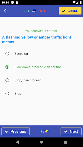 New Jersey Driving Test Screen 3