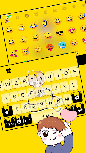 Idol Kpop Butter Keyboard Back Screen 3