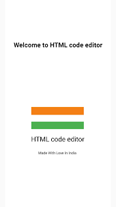 HTML code editor