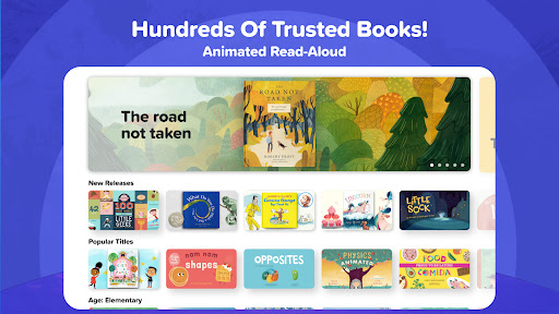 Screenshot of Vooks: Read-alouds for kids