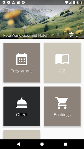 Android application Rote Wand Gourmet Hotel screenshort