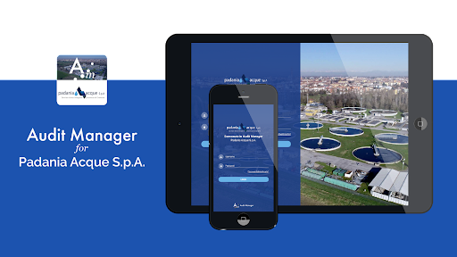 Android application Audit Manager - Padania Acque screenshort