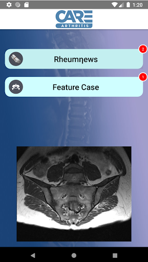 Android application Care Arthritis Mobile screenshort