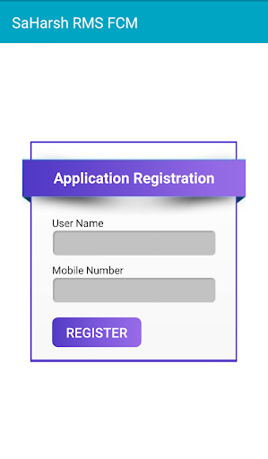 Android application SaHarsh RMS New screenshort