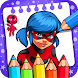 ladybug coloring cartoon pages - Androidアプリ