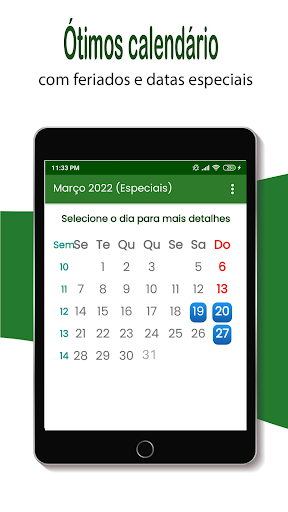 Calendário de Portugal 2023