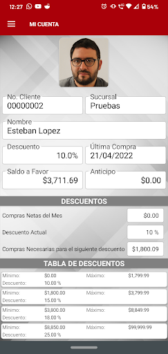 Pedidos Andrea Screen 2