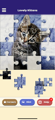 Lovely Kittens Puzzle Screen 2