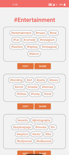 Android application Hashtag Master: Boost Reach screenshort