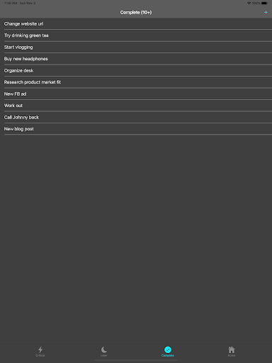 Crit List Screenshot