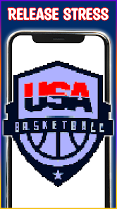 Imágen 4 Basketball Logo Pixel Art Book android
