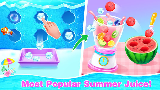 Blendy Juicy Simulation - Kids Summer Drinks screenshots apk mod 2