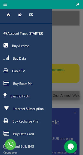 Android application Abcdataagent screenshort