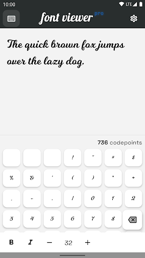 Font Viewer - Preview Fonts Screen 2