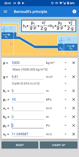 Hydro Calculations Screen 2