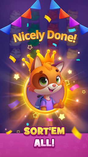 Kitty Sort: Twisted Tails screenshot 5