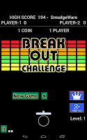 screenshot of Break Out Brick Challenge