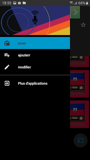 Android application Radio Haïti screenshort