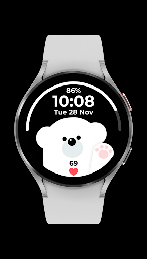 Polar Bear Animated Watch Face