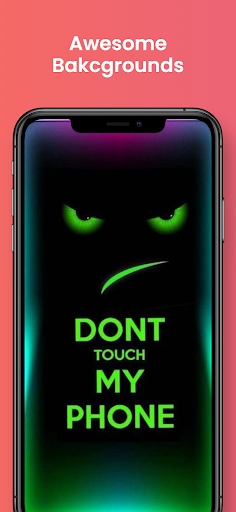 Android application Don’t touch my phone wallpaper screenshort