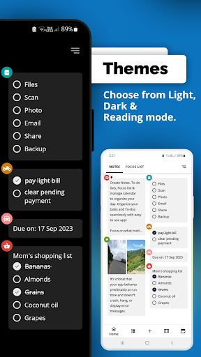 Screenshot of Notes Planner: To-do, Calendar