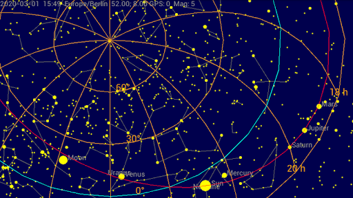 9000 Stars Planisphere Screen 3